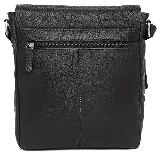 WildHorn genuine leather sling bag men black lifestyle crossbody wear — bags.mu Mauritius