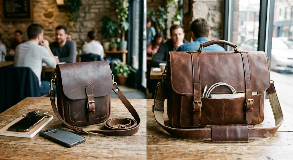 Struggling to find the perfect everyday bag format? Compare the size, mobility, and style parameters of crossbody bags versus messenger bags at Bags.mu.
