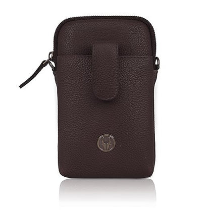 Leather Phone Holster – Belt Loop & Crossbody Cell Phone Pouch