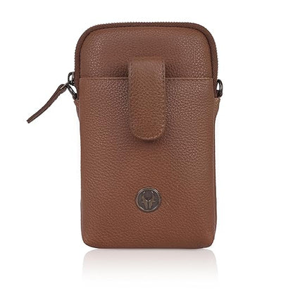 Leather Phone Holster – Belt Loop & Crossbody Cell Phone Pouch