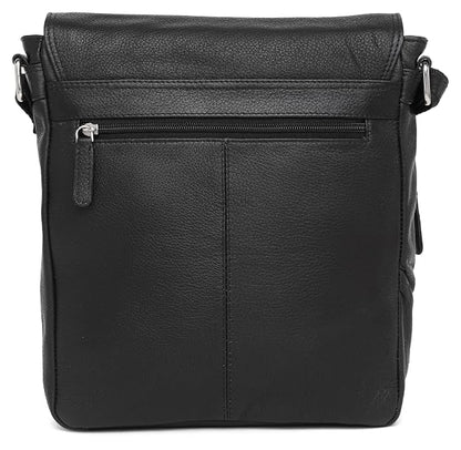 WildHorn genuine leather sling bag men black lifestyle crossbody wear — bags.mu Mauritius